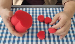 하트 스폰지 마술 해법